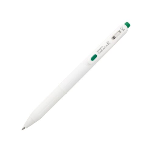 Zebra Sarasa R Gel Rollerball Pen 0.4mm (Green) – Retractable Gel Pen, Smooth Ink for Fine Precision Writing 1 Zebra Sarasa R Gel Rollerball Pen 0.4mm (Green) – Retractable Gel Pen, Smooth Ink for Fine Precision Writing