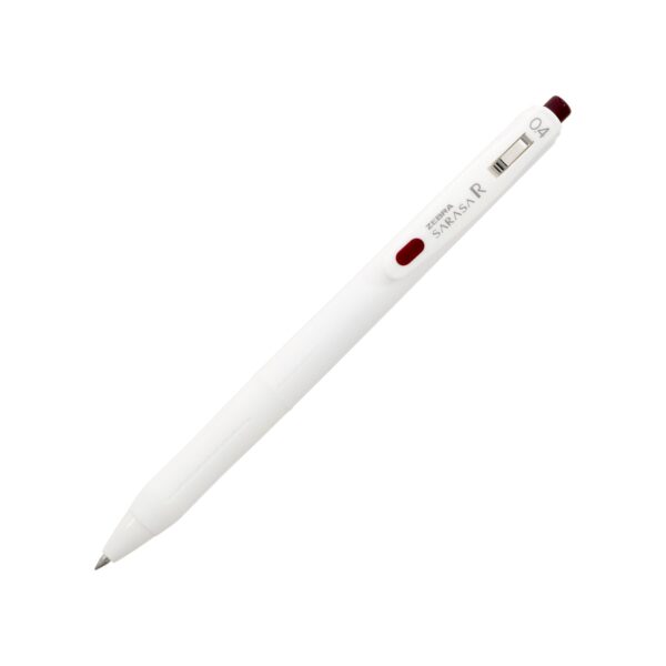 Zebra Sarasa R Gel Rollerball Pen 0.4mm (Red Black) – Retractable Gel Pen, Smooth Ink for Fine Precision Writing