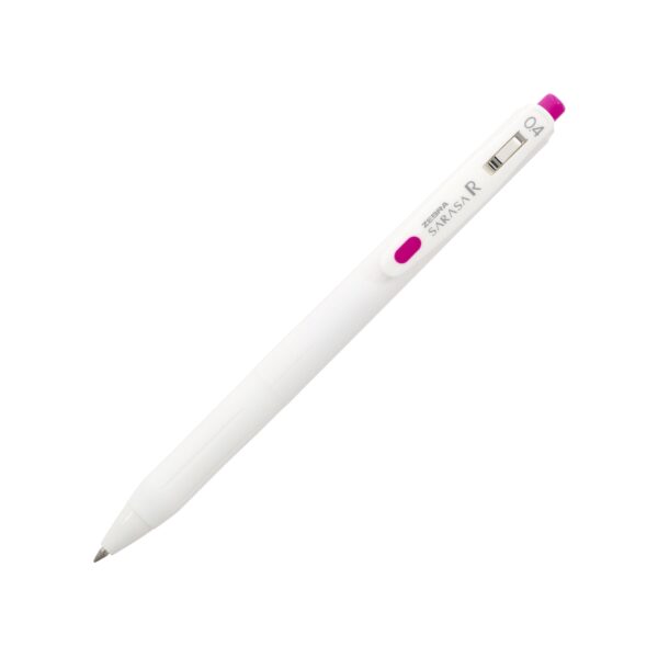Zebra Sarasa R Gel Rollerball Pen 0.4mm (Magenta) – Retractable Gel Pen, Smooth Ink for Fine Precision Writing