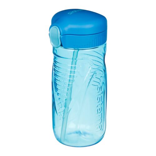Sistema Hydrate Quick Flip Water Bottle 520ml (Blue) – BPA-Free Kids Sports Bottle with Straw, Push Button Lid, Impact Resistant 10 Sistema Hydrate Quick Flip Water Bottle 520ml (Blue) – BPA-Free Kids Sports Bottle with Straw, Push Button Lid, Impact Resistant