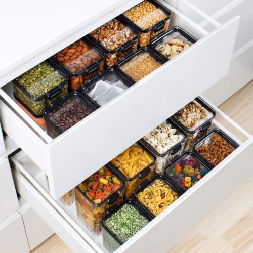 Sistema Ultra Square Food Storage Container Set (8 Piece) – 460ml, 700ml, 920ml, 1.3L, 1.4L, 1.9L, 2.75L & 4L, Airtight, Stackable & Shatter Resistant 6 Sistema Ultra Square Food Storage Container Set (8 Piece) – 460ml, 700ml, 920ml, 1.3L, 1.4L, 1.9L, 2.75L & 4L, Airtight, Stackable & Shatter Resistant