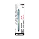 Zebra Brush Pen Fine Tip (Black) – Flexible Brush Nib for Calligraphy, Hand Lettering, Illustration, Drawing & Creative Art