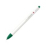 Zebra Clickart Retractable Felt Tip Pen 0.6mm (Green) – Water-Based Dye Ink, Capless Design for Journaling & Art