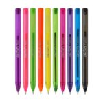 Zebra Doodlerz Gel Stick Pens 1.0mm (10 Pack) – Fashion & Neon Colours, Water-Resistant Pigment Ink, Bold Drawing & Creative Work