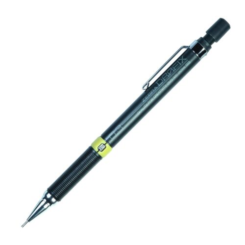 Zebra Drafix Mechanical Pencil 0.3mm – Lead Grade Indicator, Metal Clip for Precision Drawing, Drafting & Technical Work