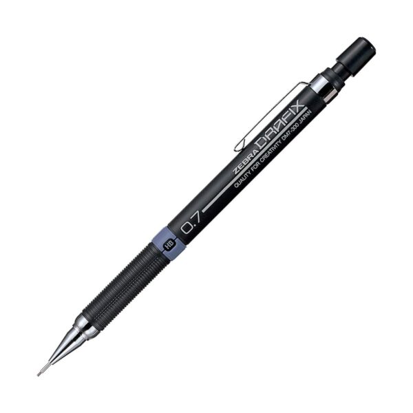 ZBR-DFX-07 Zebra Drafix Mechanical Pencil 0.7mm – Lead Grade Indicator, Metal Clip for Precision Drawing, Drafting & Technical Work