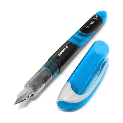 Zebra Disposable Fountain Pens Medium Tip (Light Blue, 12 Pack) – Smooth Non-Scratch Nib for School, Office & Everyday Writing 5 Zebra Disposable Fountain Pens Medium Tip (Light Blue, 12 Pack) – Smooth Non-Scratch Nib for School, Office & Everyday Writing