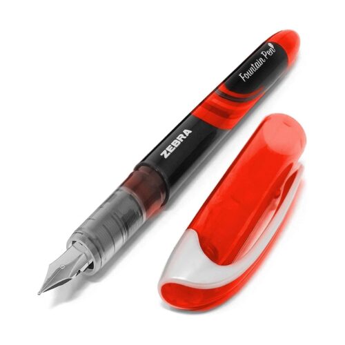 Zebra Disposable Fountain Pens Medium Tip (Red, 12 Pack) – Smooth Non-Scratch Nib for School, Office & Everyday Writing 5 Zebra Disposable Fountain Pens Medium Tip (Red, 12 Pack) – Smooth Non-Scratch Nib for School, Office & Everyday Writing