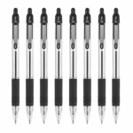 Zebra Z-Grip Retractable Ballpoint Pens 1.0mm (Black, 8 Pack) – Smooth Writing, Comfort Grip & Metal Clip for Office & School
