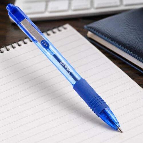 Zebra Z-Grip Smooth Retractable Ballpoint Pens 1.0mm (Blue, 5 Pack) – Low Viscosity Ink & Comfort Grip for Smooth Writing 19 Zebra Z-Grip Smooth Retractable Ballpoint Pens 1.0mm (Blue, 5 Pack) – Low Viscosity Ink & Comfort Grip for Smooth Writing