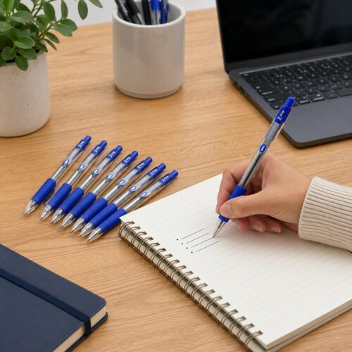 Zebra Z-Grip Retractable Ballpoint Pens 1.0mm (Blue, 8 Pack) – Smooth Writing, Comfort Grip & Metal Clip for Office & School 16 Zebra Z-Grip Retractable Ballpoint Pens 1.0mm (Blue, 8 Pack) – Smooth Writing, Comfort Grip & Metal Clip for Office & School