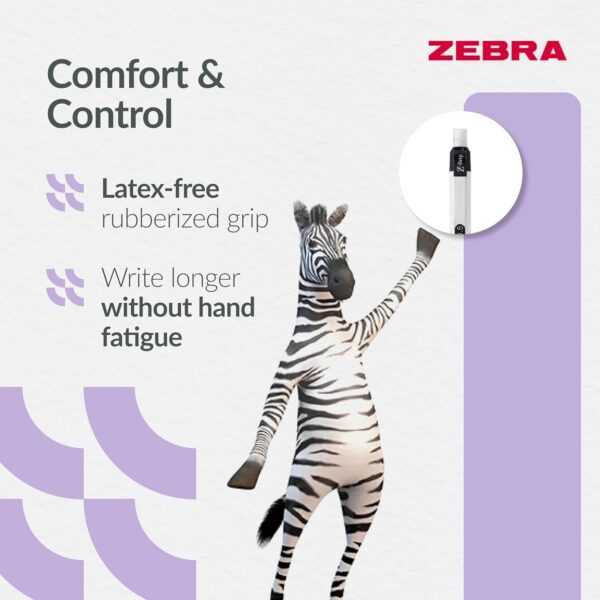 Zebra Z-Grip Mechanical Pencils 0.5mm (3 Pack) – Retractable, Built-In Eraser, Refillable, Comfort Grip for Precise Writing 1 Zebra Z-Grip Mechanical Pencils 0.5mm (3 Pack) – Retractable, Built-In Eraser, Refillable, Comfort Grip for Precise Writing