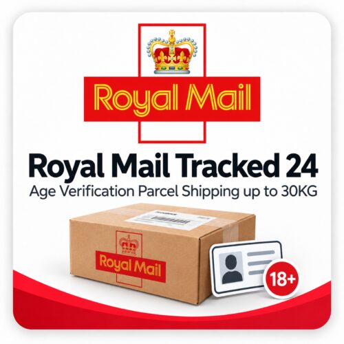 Royal Mail Tracked 24 Age Verification Parcel Shipping up to 30KG