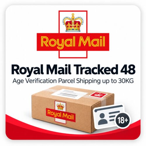 Royal Mail Tracked 48 Age Verification Parcel Shipping up to 30KG