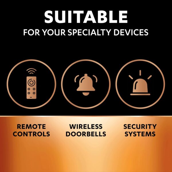 Duracell MN21 Alkaline Battery 12V (2 Pack, A23/8LR932) – Long Lasting Power for Remotes, Doorbells & Security Systems 3 Duracell MN21 Alkaline Battery 12V (2 Pack, A23/8LR932) – Long Lasting Power for Remotes, Doorbells & Security Systems