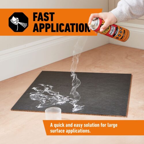 Gorilla Contact Adhesive Spray 500ml – Crystal Clear Flexible Permanent Spray Glue, Water & Heat Resistant 11 Gorilla Contact Adhesive Spray 500ml – Crystal Clear Flexible Permanent Spray Glue, Water & Heat Resistant