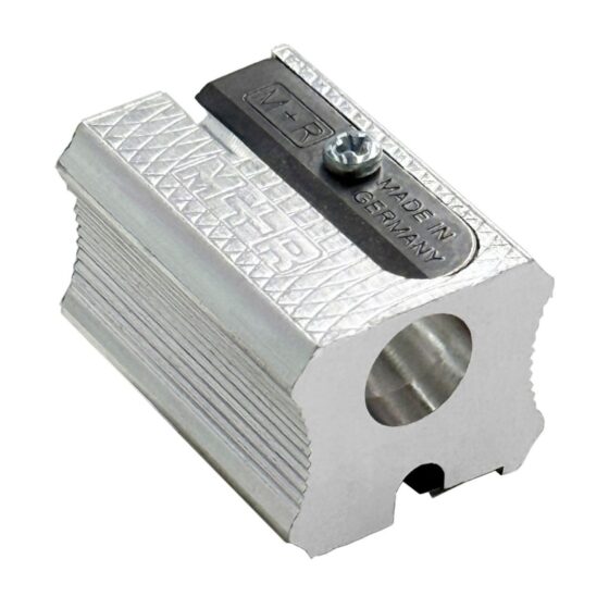 Möbius & Ruppert (M+R) Duplex Magnesium Pencil Sharpener – Dual Point Precision Sharpener for Artists, Drawing & Sketching