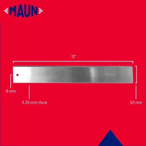 Maun Carbon Steel Straight Edge 12" (Imperial) – Precision Measuring & Cutting Ruler for Workshop, Craft & Technical Work 8 Maun Carbon Steel Straight Edge 12″ (Imperial) – Precision Measuring & Cutting Ruler for Workshop, Craft & Technical Work