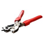 Maun Heavy Duty Revolving Leather Hole Punch Pliers 260mm (2–4.8mm) – Lever Assisted 6-Size Punch for Thick Leather