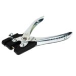 Maun Heavy Duty Hole Punch Pliers 160mm (3.2-6.4mm) – 7X Force Precision Punch for Card, Plastic & Shim Steel